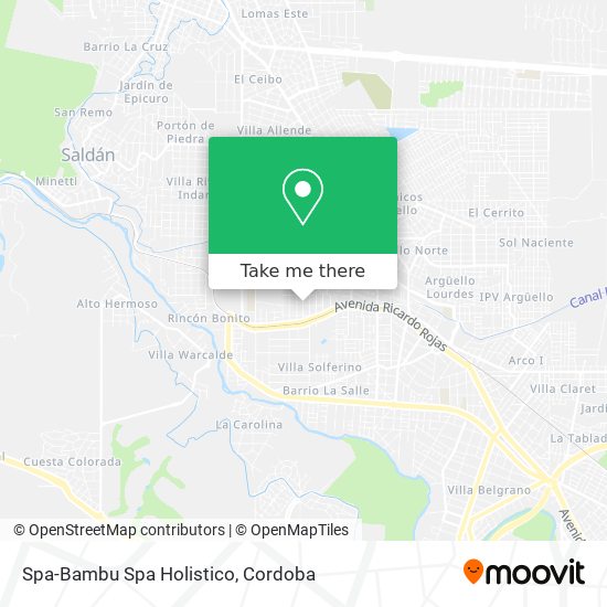 Mapa de Spa-Bambu Spa Holistico