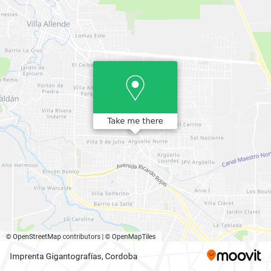 Imprenta Gigantografías map