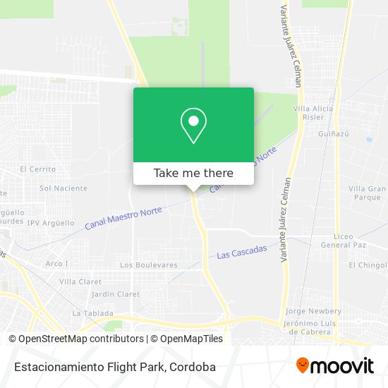 Estacionamiento Flight Park map