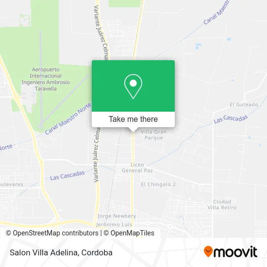 Salon Villa Adelina map