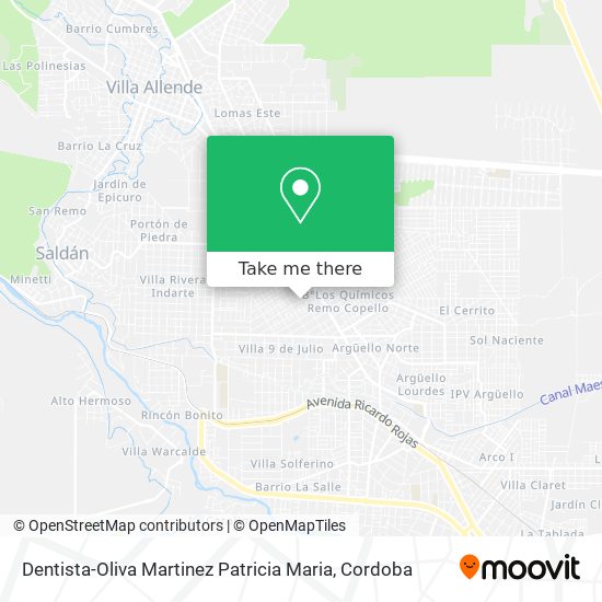 Dentista-Oliva Martinez Patricia Maria map