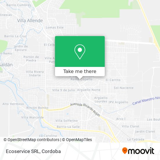 Ecoservice SRL map