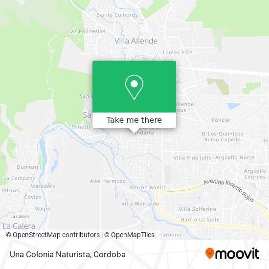 Mapa de Una Colonia Naturista