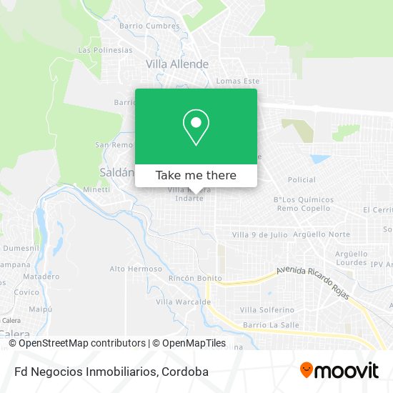 Mapa de Fd Negocios Inmobiliarios