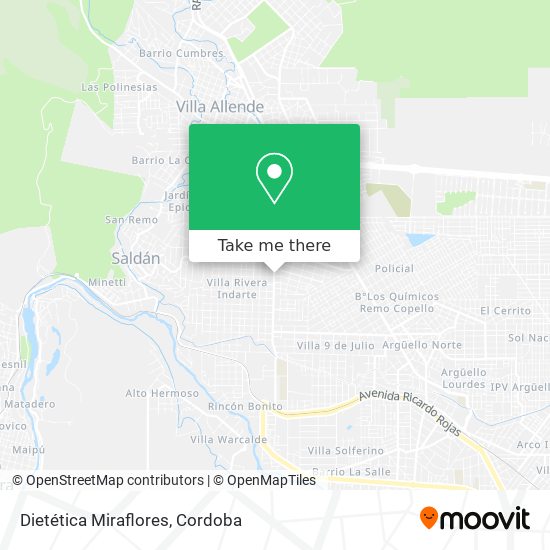 Dietética Miraflores map