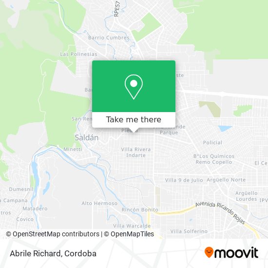 Mapa de Abrile Richard
