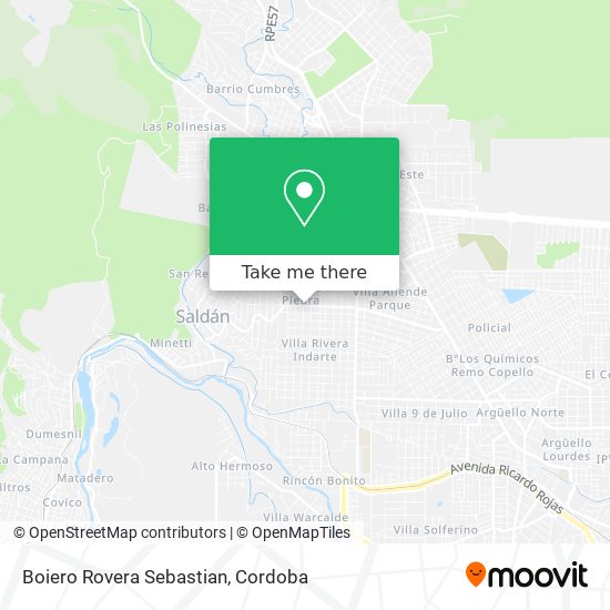 Mapa de Boiero Rovera Sebastian