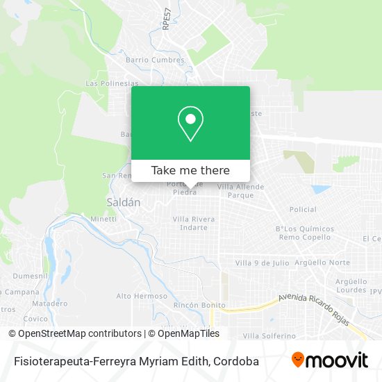 Mapa de Fisioterapeuta-Ferreyra Myriam Edith