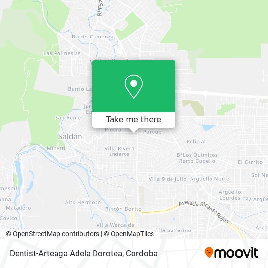 Dentist-Arteaga Adela Dorotea map
