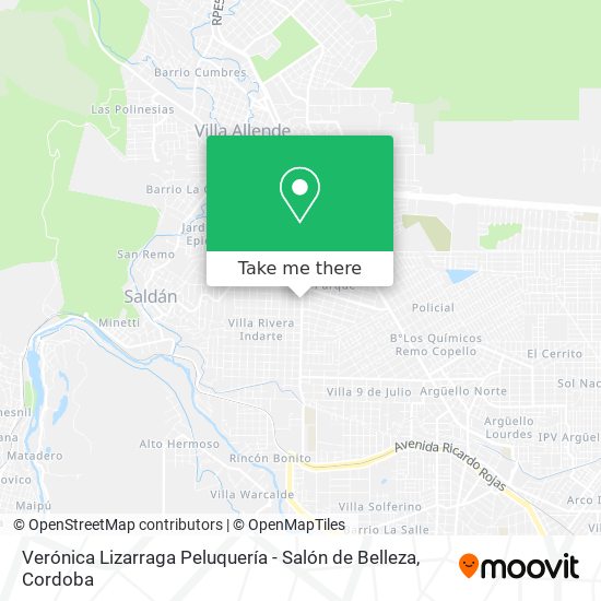 Verónica Lizarraga Peluquería - Salón de Belleza map