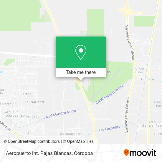 Aeropuerto Int. Pajas Blancas map