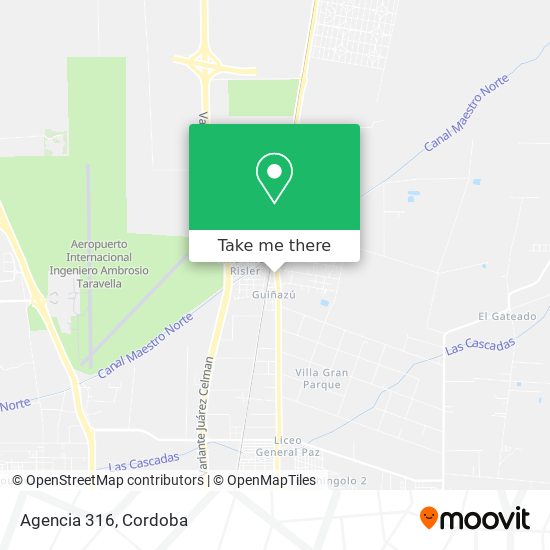 Mapa de Agencia 316