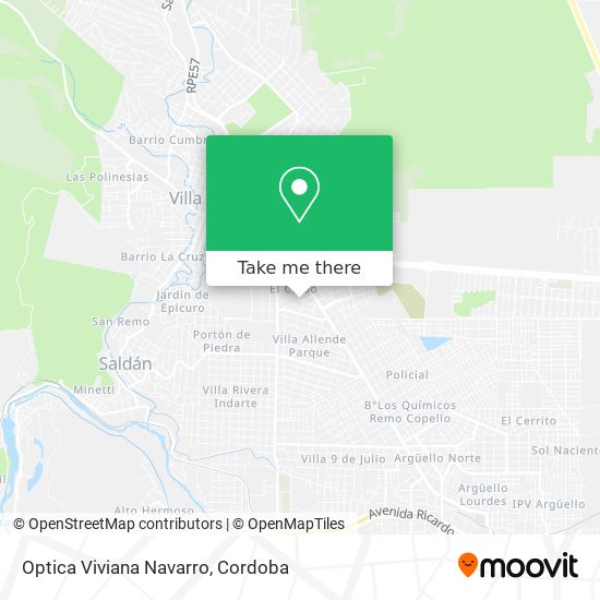 Optica Viviana Navarro map