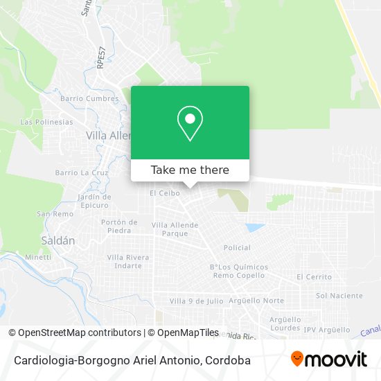 Cardiologia-Borgogno Ariel Antonio map