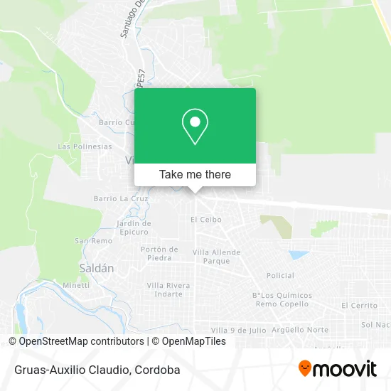 Mapa de Gruas-Auxilio Claudio