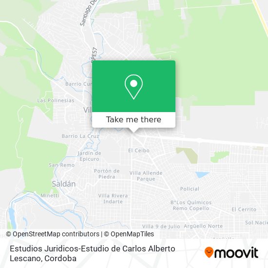 Estudios Juridicos-Estudio de Carlos Alberto Lescano map