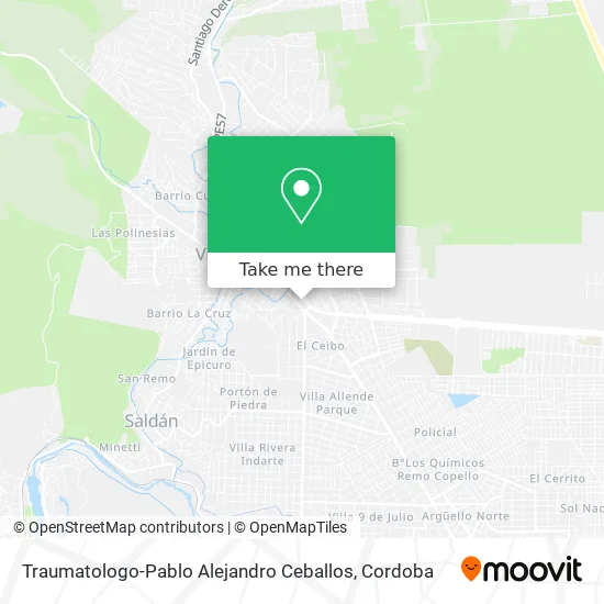 Traumatologo-Pablo Alejandro Ceballos map