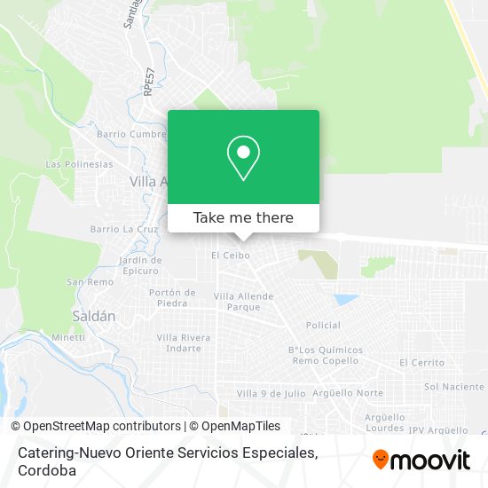 Catering-Nuevo Oriente Servicios Especiales map