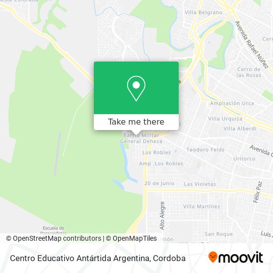 Centro Educativo Antártida Argentina map