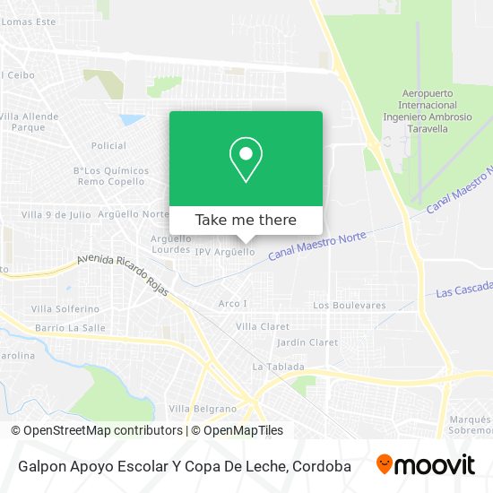 Galpon Apoyo Escolar Y Copa De Leche map