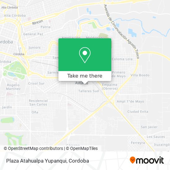 Plaza Atahualpa Yupanqui map
