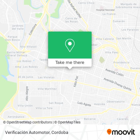 Verificación Automotor map