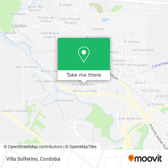 Mapa de Villa Solferino