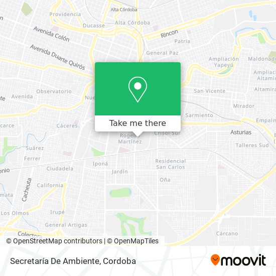 Secretaría De Ambiente map