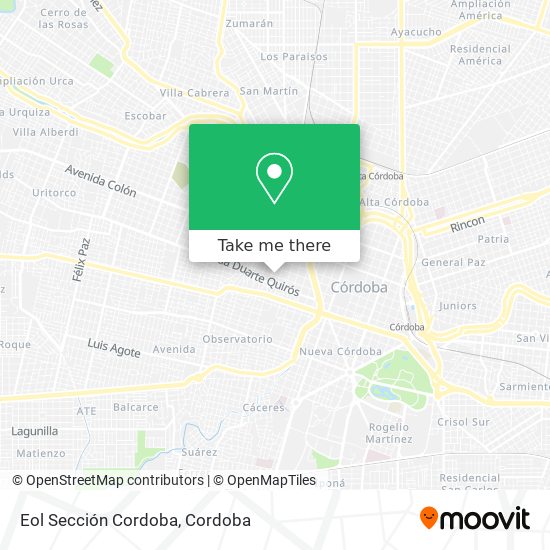 Eol Sección Cordoba map