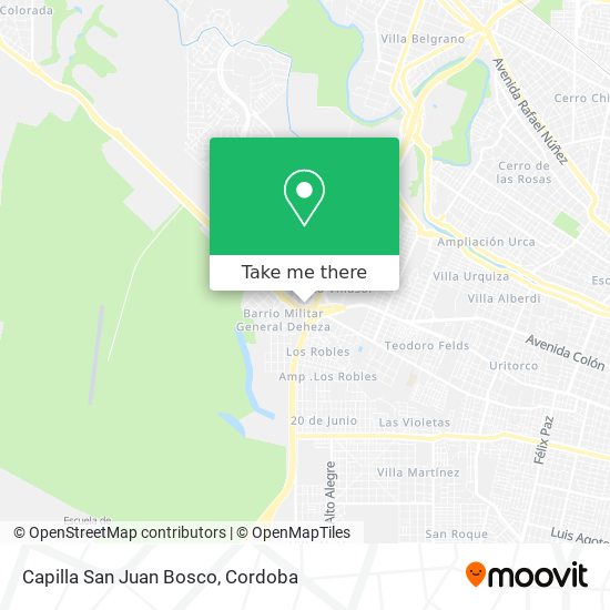 Capilla San Juan Bosco map