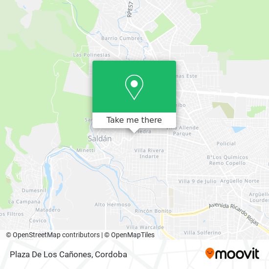 Plaza De Los Cañones map