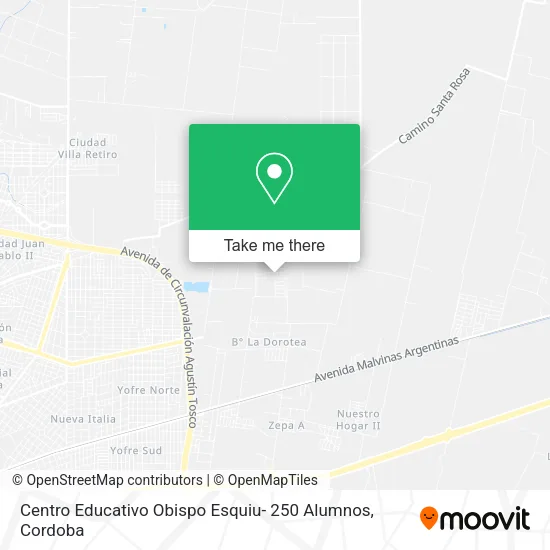 Centro Educativo Obispo Esquiu- 250 Alumnos map