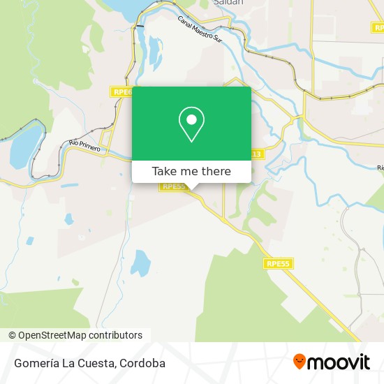 Gomería La Cuesta map