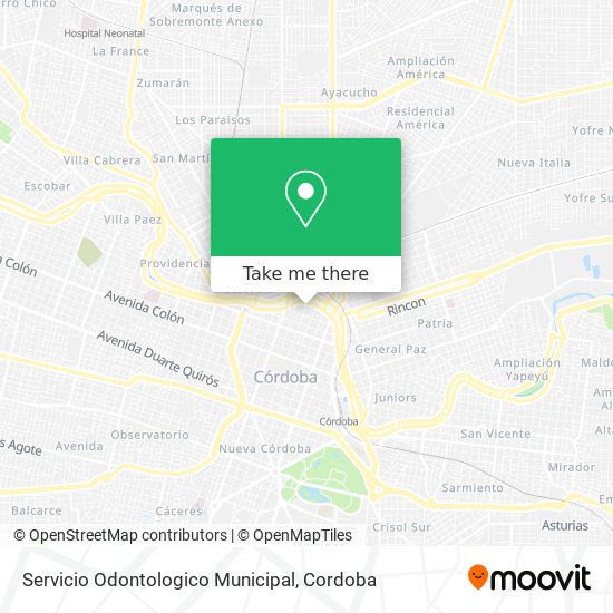 Servicio Odontologico Municipal map