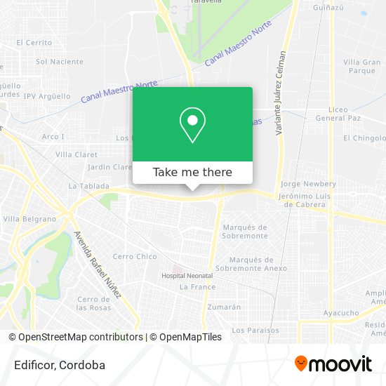 Mapa de Edificor