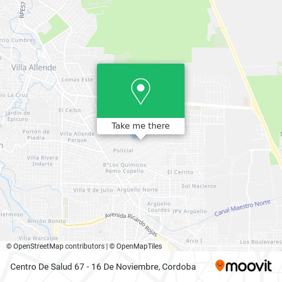 Centro De Salud 67 - 16 De Noviembre map