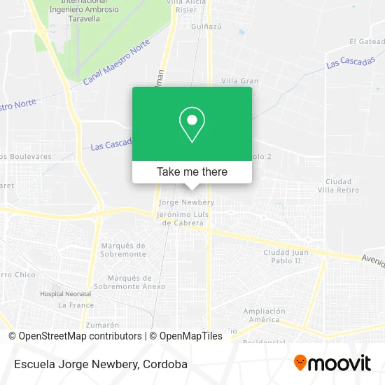 Escuela Jorge Newbery map