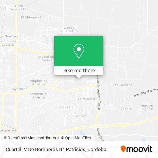 Cuartel IV De Bomberos Bª Patricios map