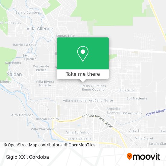 Mapa de Siglo XXI