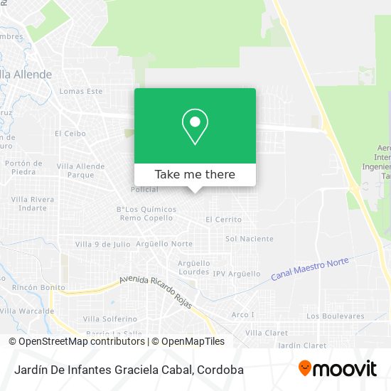 Mapa de Jardín De Infantes Graciela Cabal