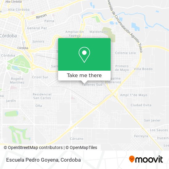 Mapa de Escuela Pedro Goyena