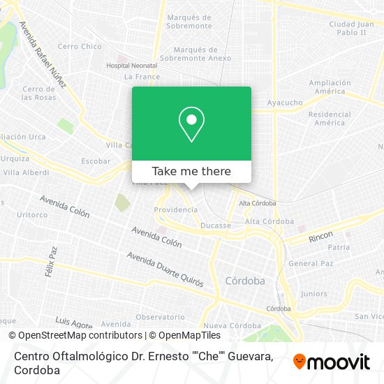 Centro Oftalmológico Dr. Ernesto ""Che"" Guevara map