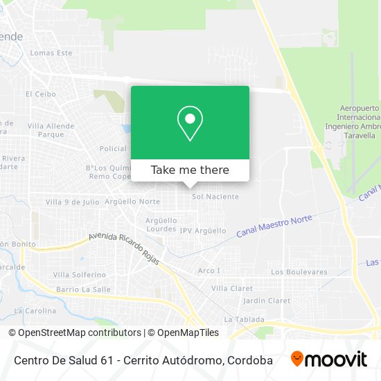 Centro De Salud 61 - Cerrito Autódromo map