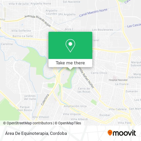 Mapa de Área De Equinoterapia