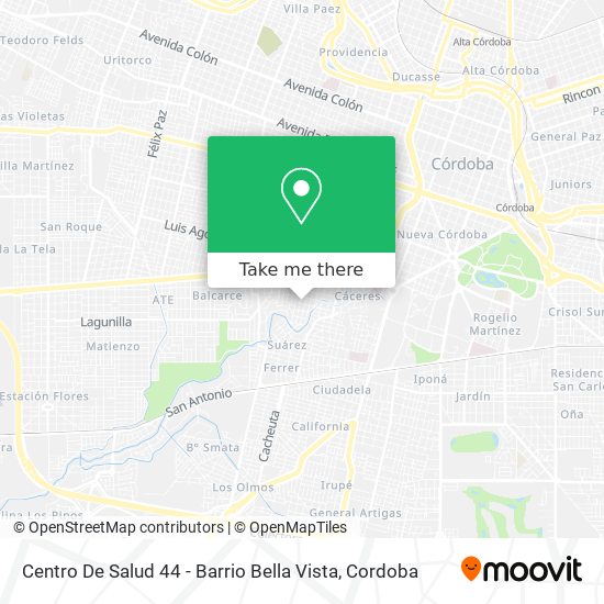 Centro De Salud 44 - Barrio Bella Vista map