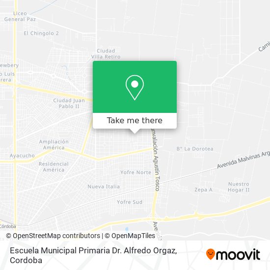 Escuela Municipal Primaria Dr. Alfredo Orgaz map