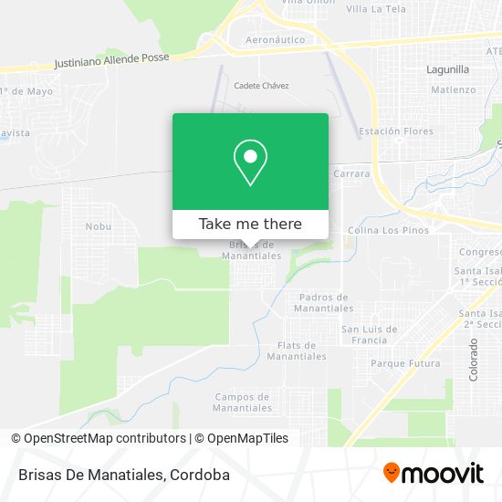 Mapa de Brisas De Manatiales