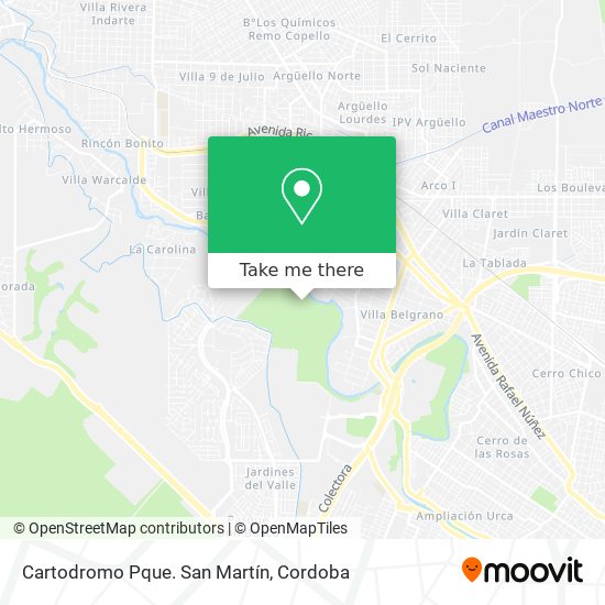 Mapa de Cartodromo Pque. San Martín