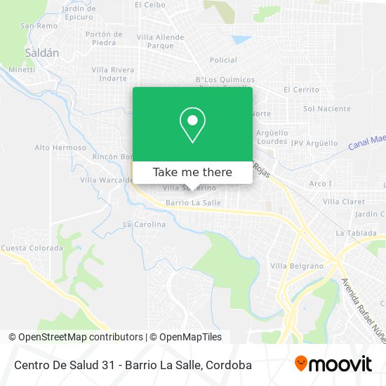 Centro De Salud 31 - Barrio La Salle map