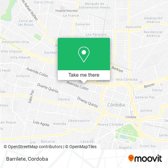 Mapa de Barrilete